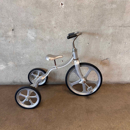 Vintage American Aluminum Decor Tricycle