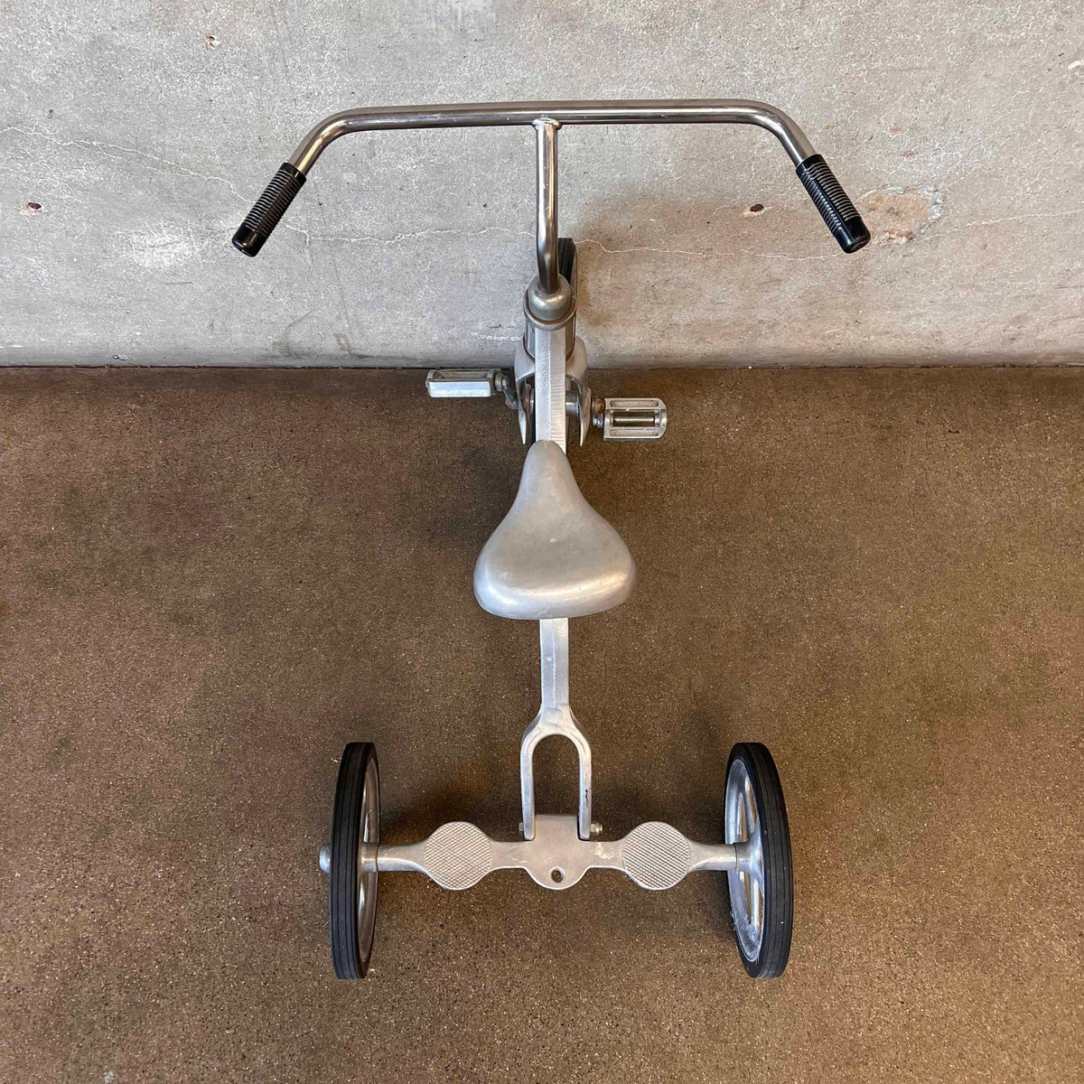 Vintage American Aluminum Decor Tricycle