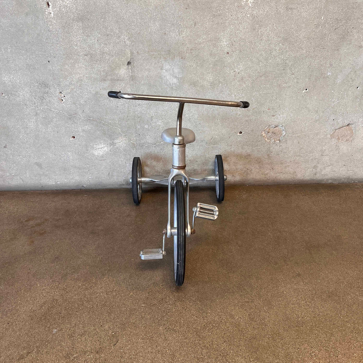 Vintage American Aluminum Decor Tricycle