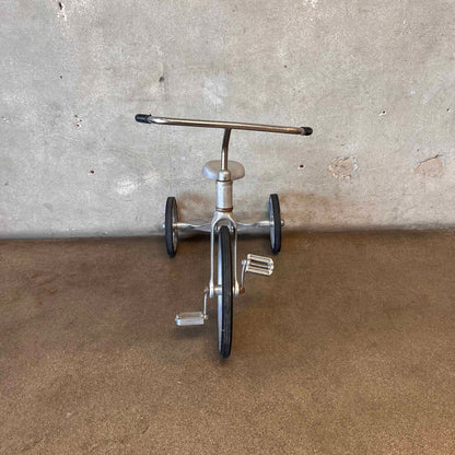 Vintage American Aluminum Decor Tricycle