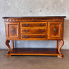 Traditional Style Buffet With Stone Top