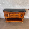 Traditional Style Buffet With Stone Top