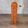 Vintage Handmade Arched Teak Chest Of Drawers