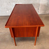 Mid Century Modern Teak Floating Top Desk By Peter Loving Nielsen