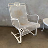 Post Modern Iron & Mesh Wire Table & 2 Bouncing Chairs