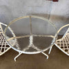 Patio Set w/ Glass Top Table & 2 Chairs