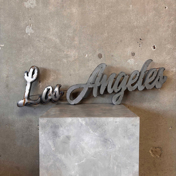 Metal Los Angeles Sign