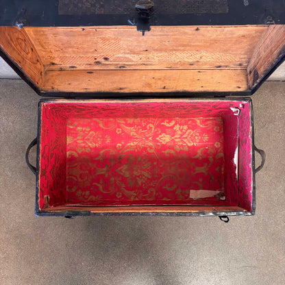 Small Antique Wooden Trunk