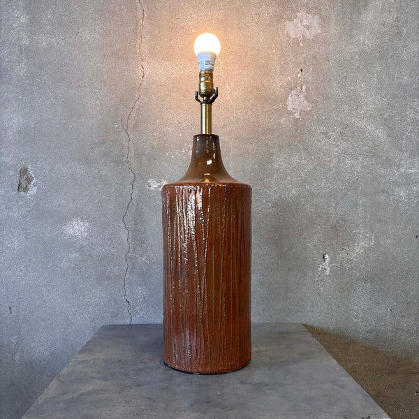 David Cressey Ceramic Cylinder Lamp