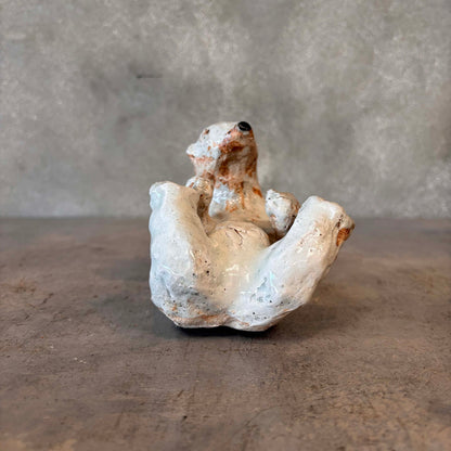 Trio of Studio Pottery Polar Bears