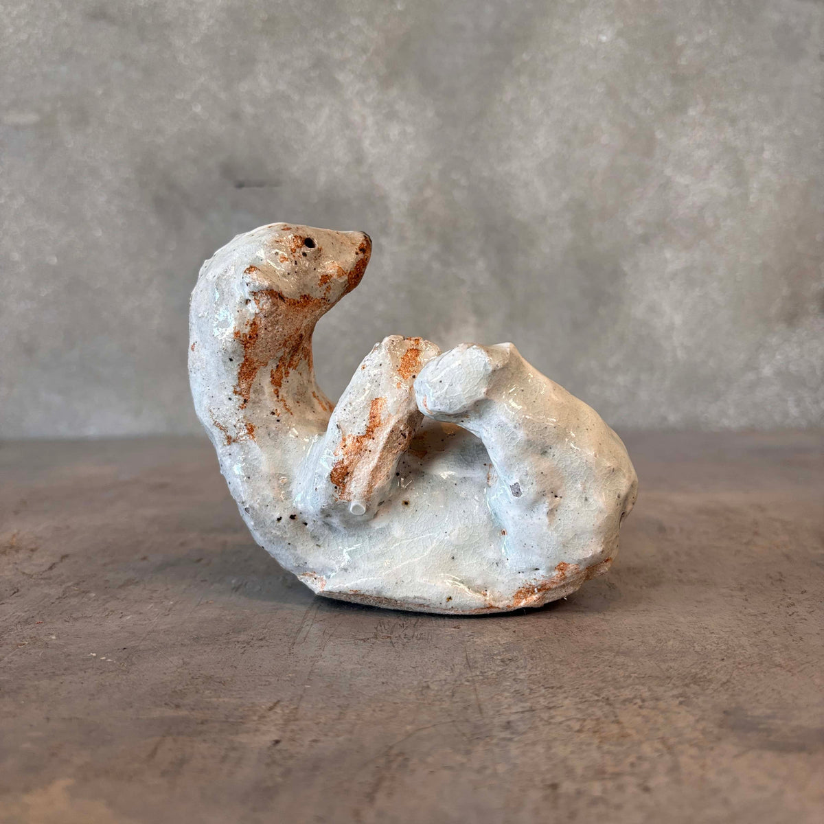 Trio of Studio Pottery Polar Bears