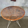 Small Iron Wire Mesh Patio Table #2
