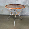 Small Iron Wire Mesh Patio Table #2