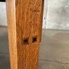 Antique Quarter Sawn Oak Arts & Crafts/Mission Dining Table (No Leaves)