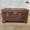 Antique Hand Carved Camphor Trunk