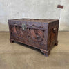 Antique Hand Carved Camphor Trunk