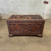 Antique Hand Carved Camphor Trunk