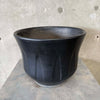 1960s Black Gainey Inverted Lotus Planter Pot