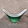 Flygsfors Cased Glass Paul Kedelv Coquille Oral Bowl
