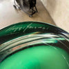 Flygsfors Cased Glass Paul Kedelv Coquille Oral Bowl