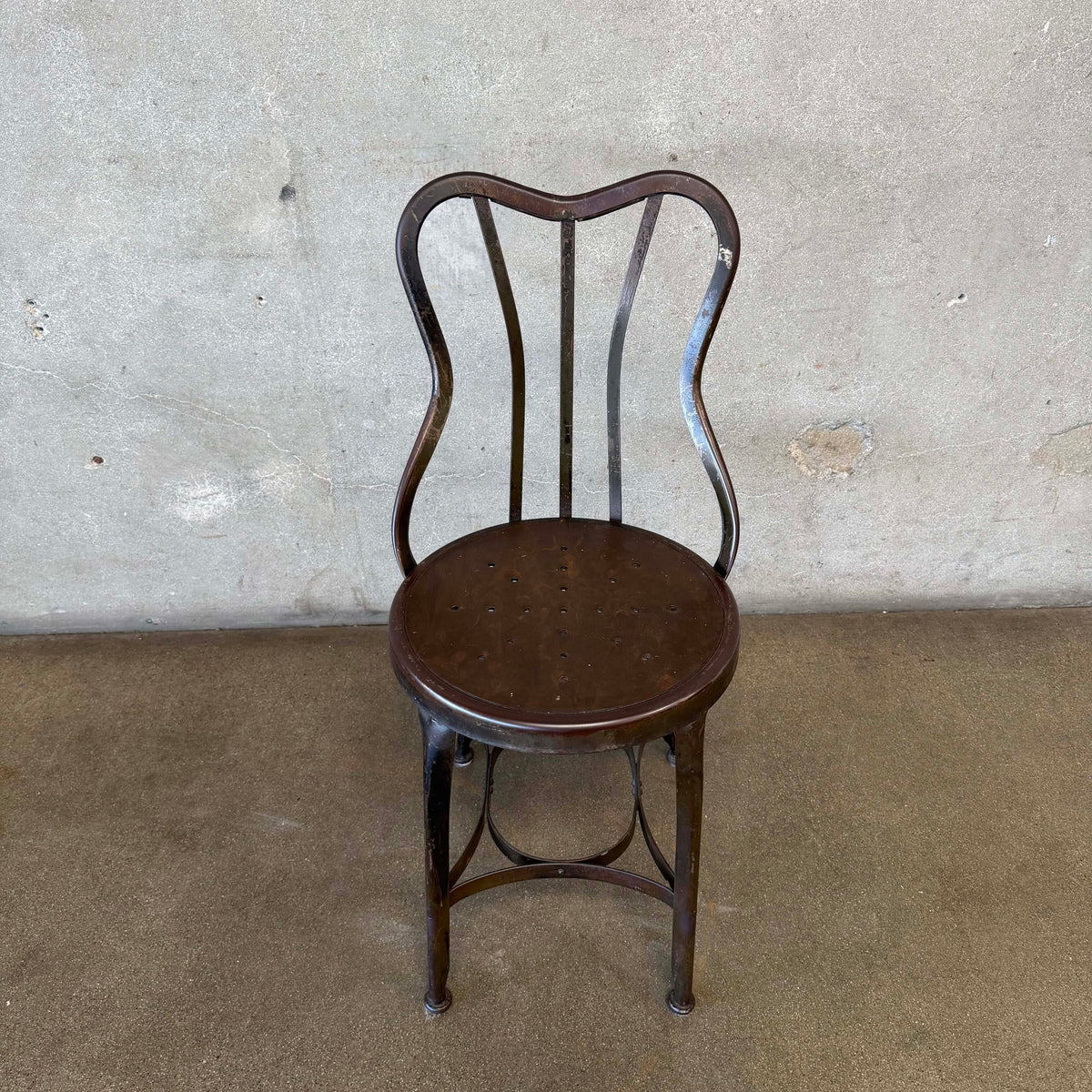 Original Toledo All Metal Furniture Chair 1930's