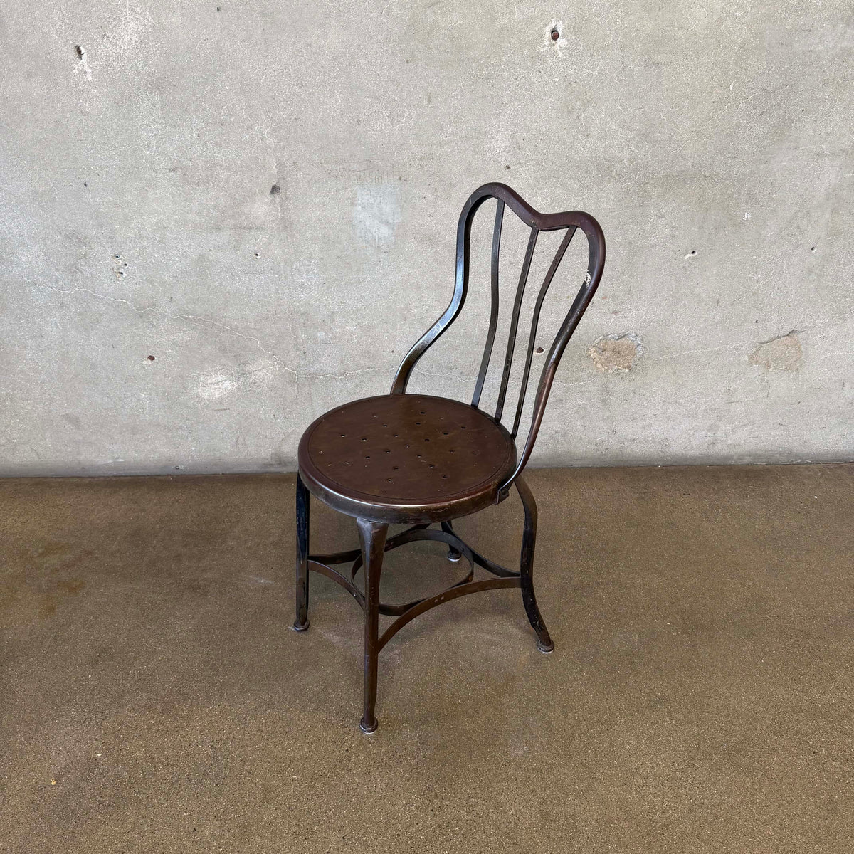 Original Toledo All Metal Furniture Chair 1930's