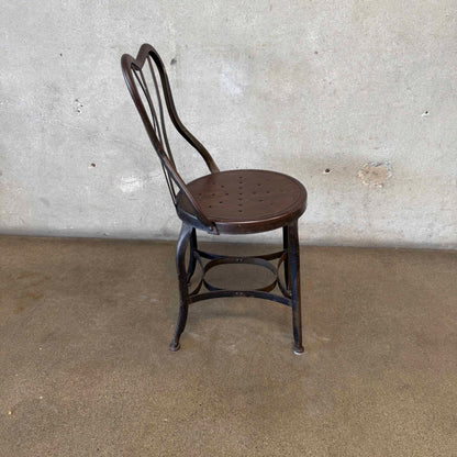 Original Toledo All Metal Furniture Chair 1930's