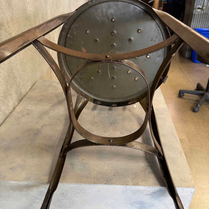Original Toledo All Metal Furniture Chair 1930's