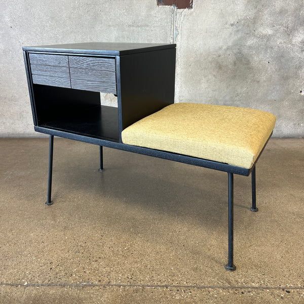 Raymond Loewy Telephone Bench for Mengel C. 1950's
