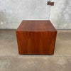 Mid Century Walnut Pedestal Table