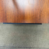Mid Century Walnut Pedestal Table