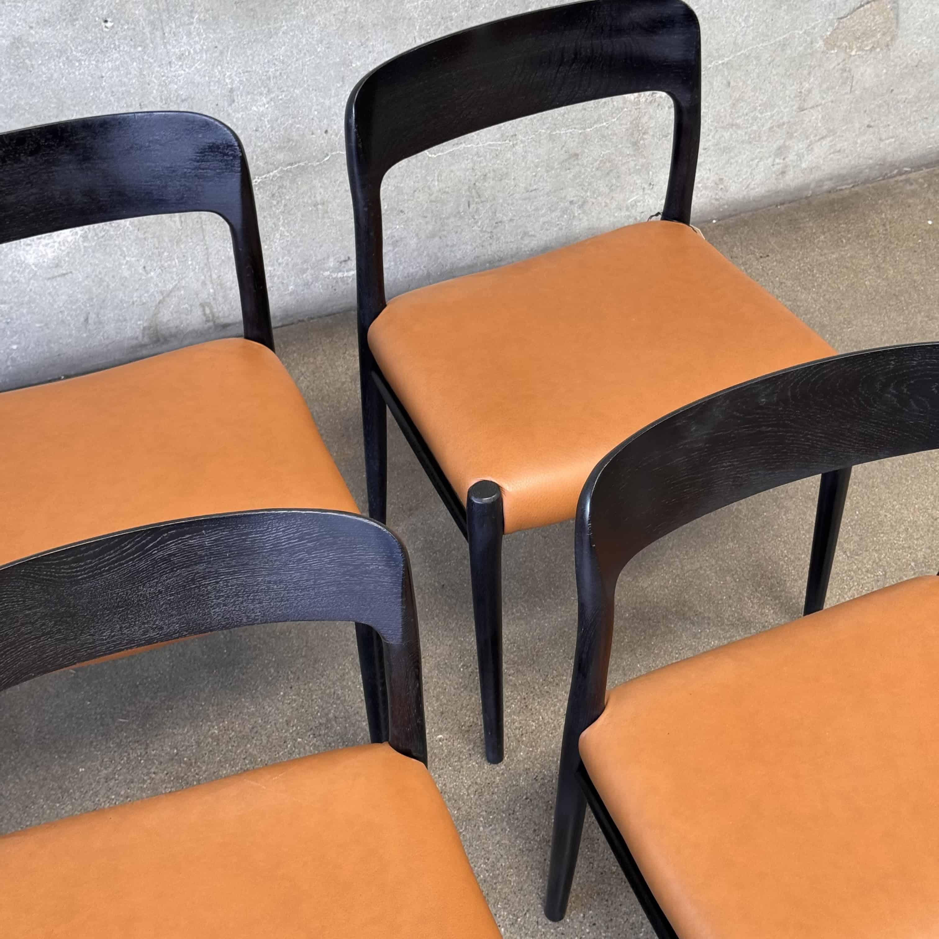 Set of Four Niels Moller Model 75 Dining Chairs