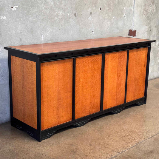 California Red Oak Custom Made Center Storage Sideboard