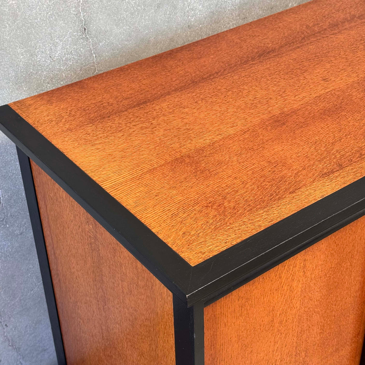 California Red Oak Custom Made Center Storage Sideboard