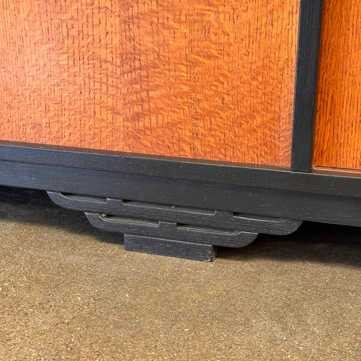 California Red Oak Custom Made Center Storage Sideboard