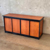 California Red Oak Custom Made Center Storage Sideboard