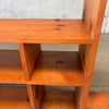 Primitive Pine Shelving Unit Bookcase