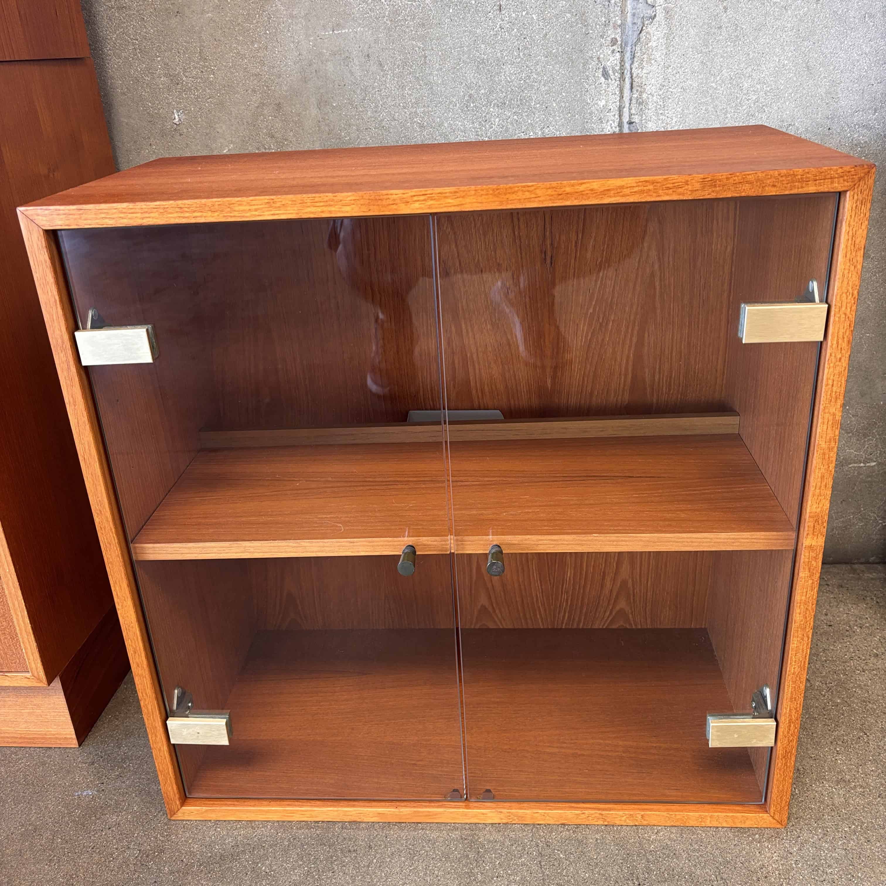 Vintage Danish Teak Bookshelves, Two Side-by-Side