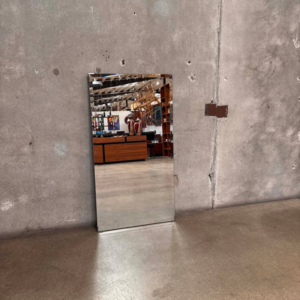 Beveled Mirror With Black Trim