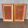 Vintage Set of Oil Paintings on Board of a Man and Woman
