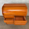 Danish Modern Teak Rolltop Secretary Desk