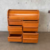 Danish Modern Teak Rolltop Secretary Desk