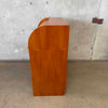 Danish Modern Teak Rolltop Secretary Desk