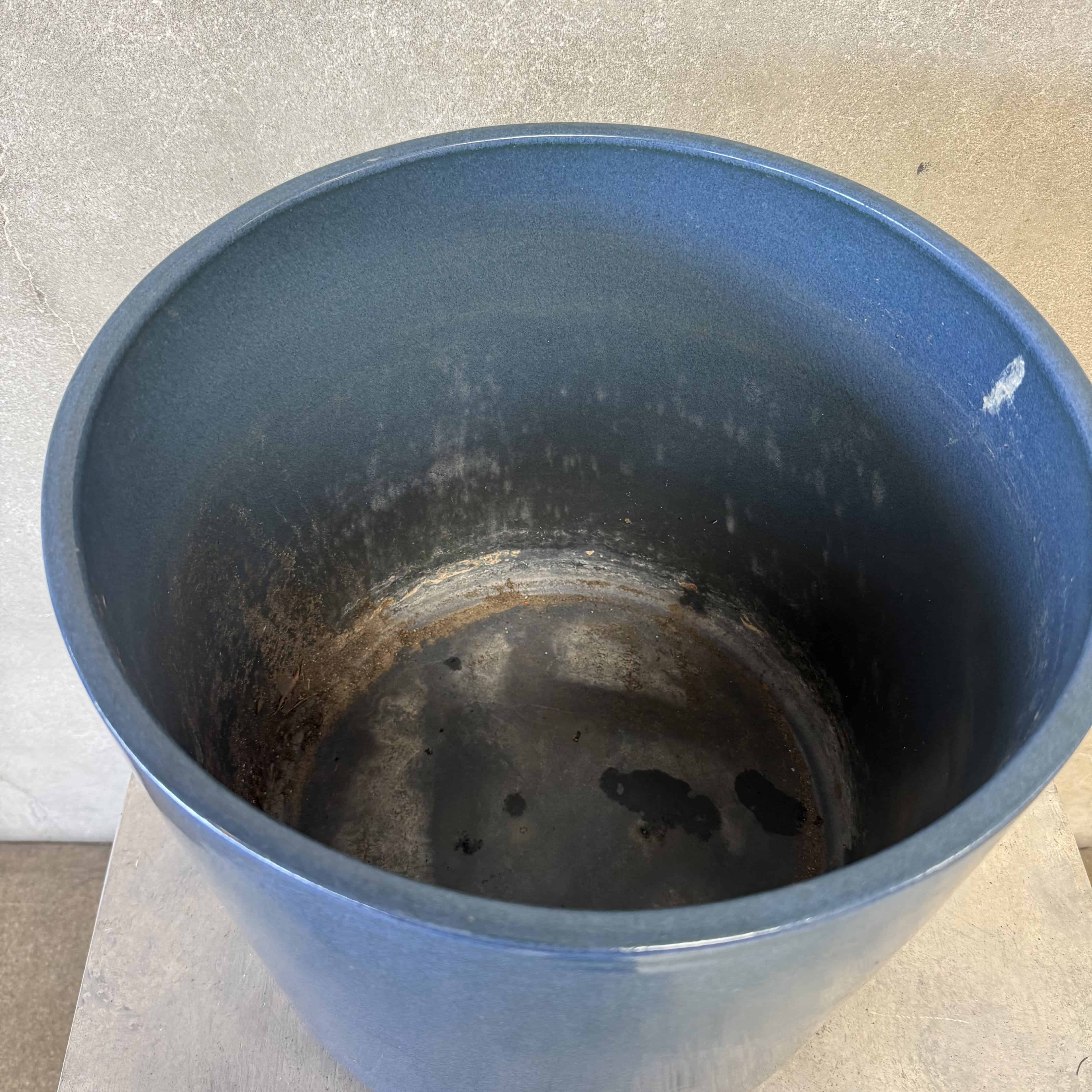 speckled planter pot Blue Speckled Gainey Planter Pot
