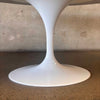 Modern Tulip Oral Dining Table w/ Marble Top