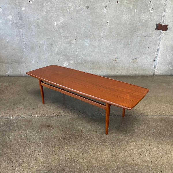 Danish Teak Coffee Table by Grete Jalk