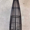 Tall Rattan Floor Lamp w/ Shade