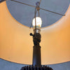 Tall Rattan Floor Lamp w/ Shade