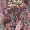 Large Colorful Painting of Woman