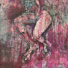 Large Colorful Painting of Woman
